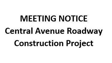 DPW Central Avenue roadway construction project 2015