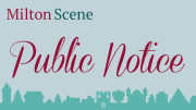 Milton Scene Public Notice