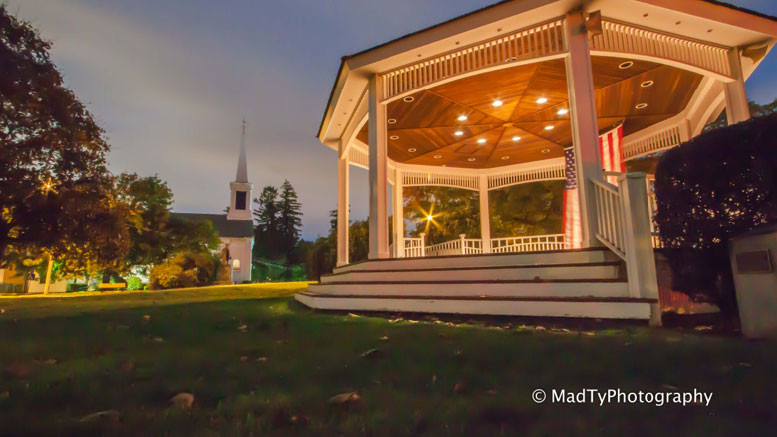 Milton Town Hall Gazebo by local photographer, Brian Maclean