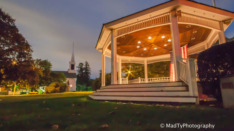 Milton Town Hall Gazebo by local photographer, Brian Maclean