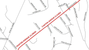 Canton Avenue Closure, map