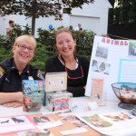 Animal Shelter pros at National Night out with the Milton Police, 2015
