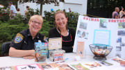 Animal Shelter pros at National Night out with the Milton Police, 2015