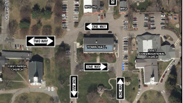 Milton Town Hall Traffic Pattern