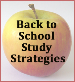 Back to school study strategies