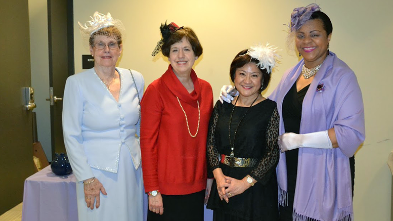 Milton's Downton Abbey Tea Committee: Nancy Kearns, Connie Spiros, Suzettes Standring, Elizabeth Thomas