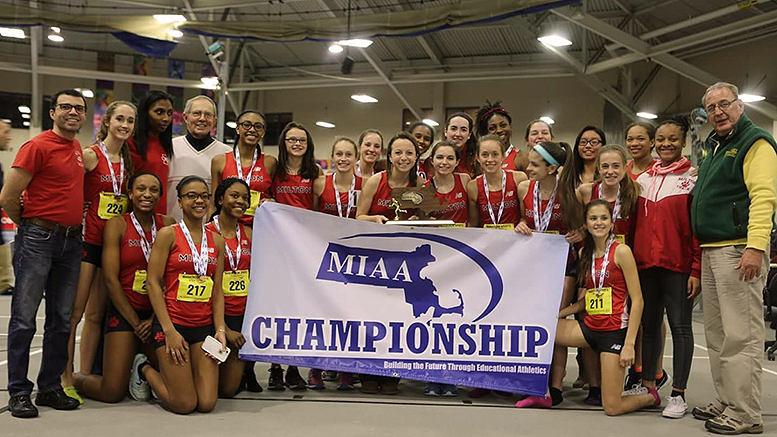 Milton High School Girls Indoor Track and Field win MIAA Division IV States