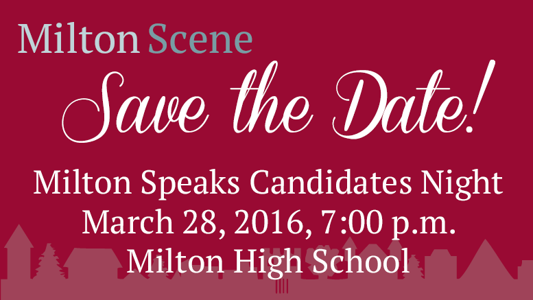 Milton Speaks Candidates Night