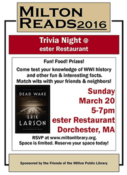 Milton Reads Annual Trivia Nigh