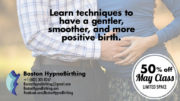Boston Hypnobirthing offering 50% off May classes in Milton