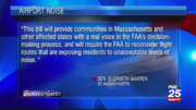 Sen. Warren introduces bill to give communities voice in flight-paths