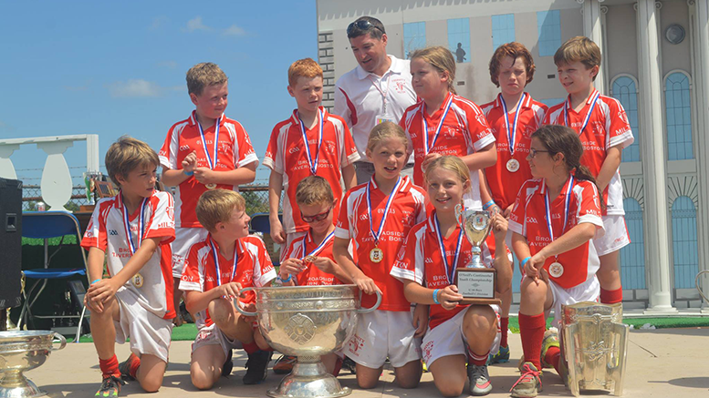 Under 10s: Back L-R: Sean McCarthy, Aidan Rowley, Juliette McGrath, Charlie Thomison, Owen O’Donoghue. Front L-R: Sean Patrick Faherty, Ronan Sammon, Colin Steuterman, Nicole Dowdall, Brenna Walsh, Sadie Steuterman. 