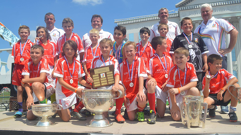 Under 12s:  Back L-R:  Ben (Indiana) Seamus (South Carolina) Davey Murtagh, Ollie (Indiana), Joe Salmon, Jacob (Indiana), Clay (Indiana).  Front L-R: Liam Faherty, Declan Walsh, Luke Sammon,  Andrew Skillen, Conor Mannion, Keenan O’Donnell, Liam (Indiana).