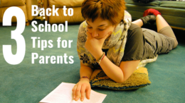 Three back-to-school tips for parents of teens and tweens