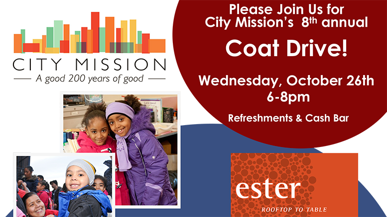 City Mission's 8th annual coat drive to take place Oct. 26
