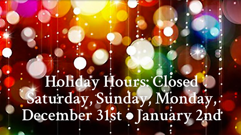 Milton Public Library announces New Year's holiday hours