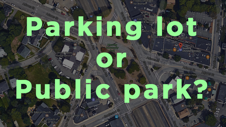 Adams Street overpass: parking lot or public park?