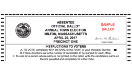 Sample ballot