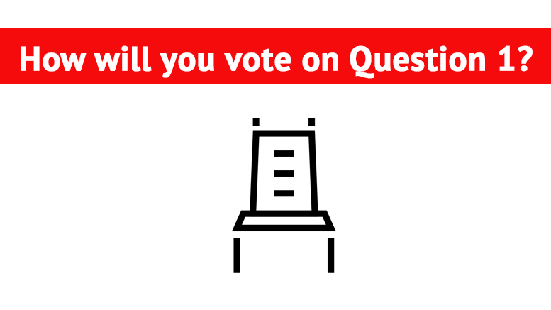 How will you vote on question 1?