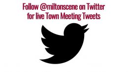 Milton Scene will live tweet Town Meeting