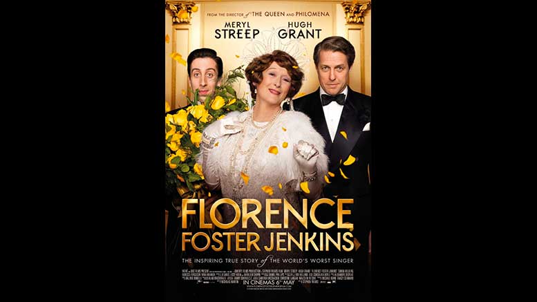 A poster for florence foster jenkins.
