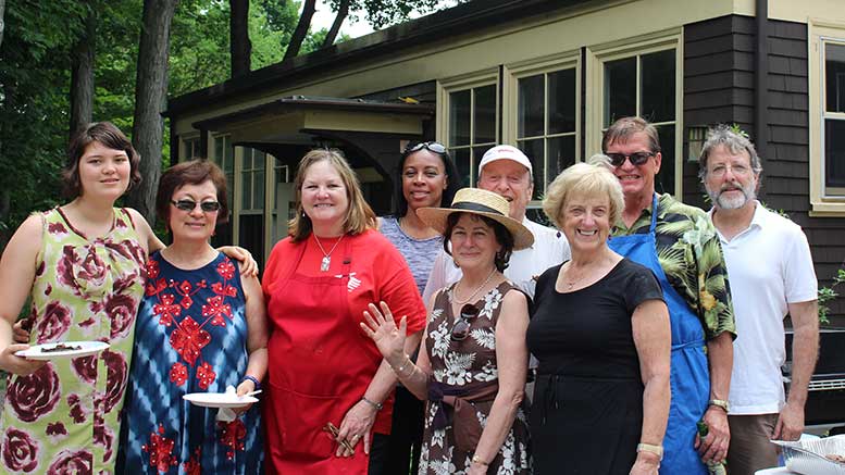 L to R – Alana Wilson, Anna Wilson, Joan Faulkner, Karen Morrison, Marilyn Cheney, Michael Theobald, Margaret Buttress, Steve Wilson, Jamie McKnight