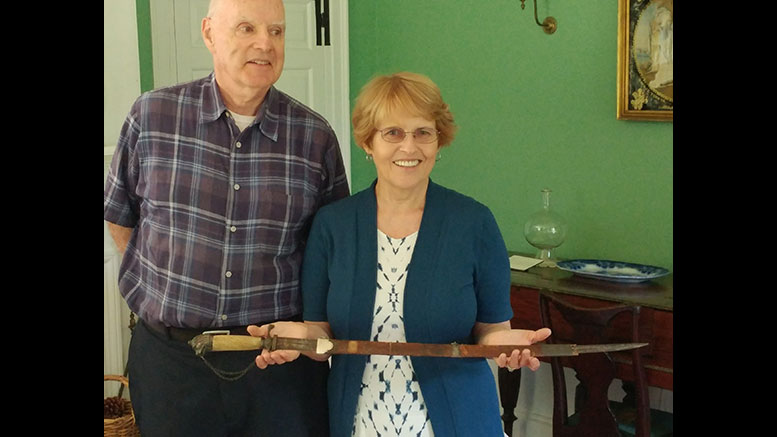 Daniel Vose sword donated to Milton Historical Society