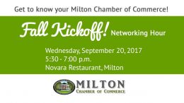 Milton Chamber of Commerce Fall Kickoff to take place September 20