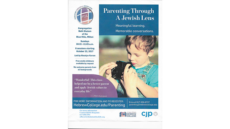 Parenting course: Parenting through a Jewish Lens