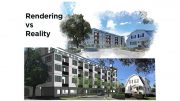 Rendering vs. Reality: East Milton 40B project