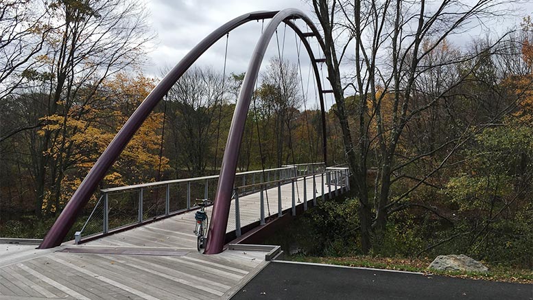 Bike path in Milton