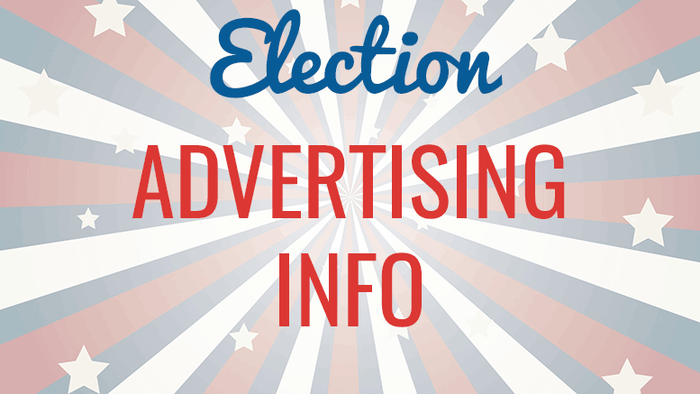 Election advertising info