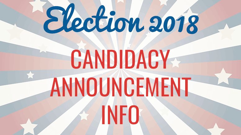 election candidacy announcement info