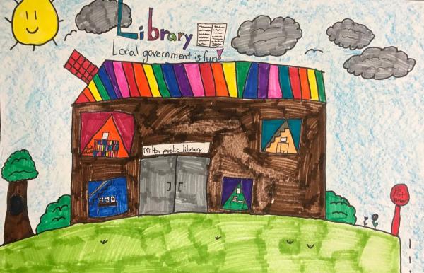 Gallery: Milton 3rd graders participate in "Local Government" art contest