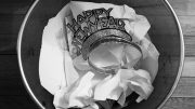 Happy New Year hat in trash