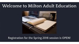 Milton Adult Education 2018