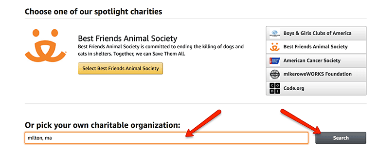 Use Amazon Smile to donate to local Milton Charities without spending a dime!