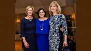 Saint Rock Haiti Foundation Gala Organizers and Milton Residents: Mary Keally, SRHF board member, Jocelyn Bresnahan President SRHF, Mary McLaughlin, SRHF board member