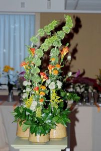 Milton Garden Club flower arrangement