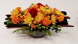 Milton Garden Club flower arrangement
