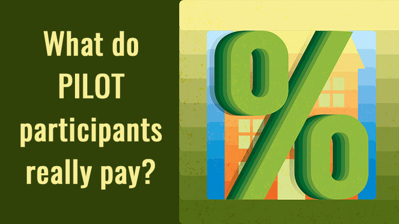 What do Milton's PILOT participants really pay?