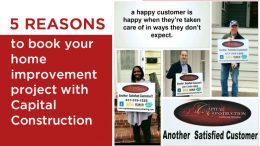 5 Reasons to book your home improvement project with Capital Construction