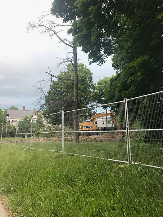 475 Adams Street, Milton, demolished to make room for potential mixed use development