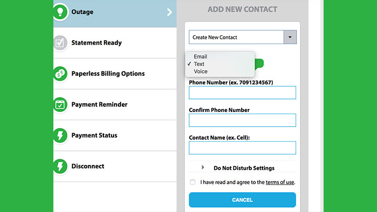 A screenshot of a payment screen on a mobile device showing how to make payments securely and conveniently.