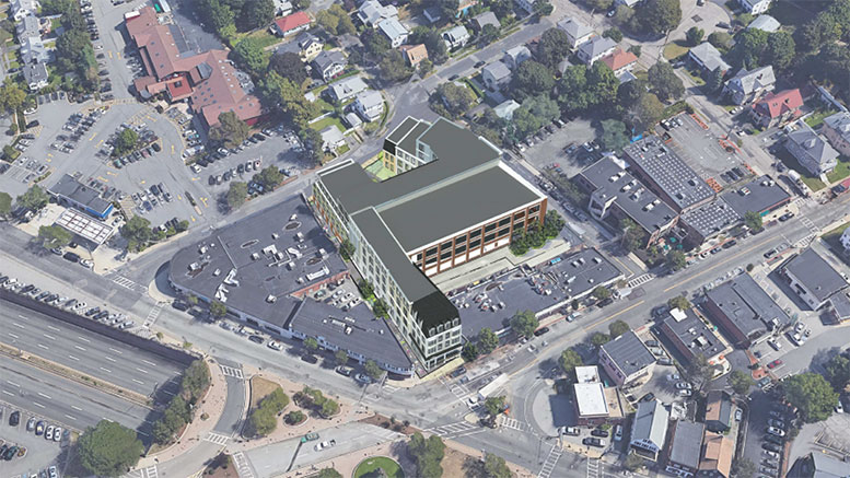 Falconi companies revised East Milton proposal increases proposed development size to 5 levels, 64 units