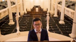 Award-winning musician Xuan He to serve as St. Michael’s interim Supply Organist through summer 2018. Photo: Bo Zhu