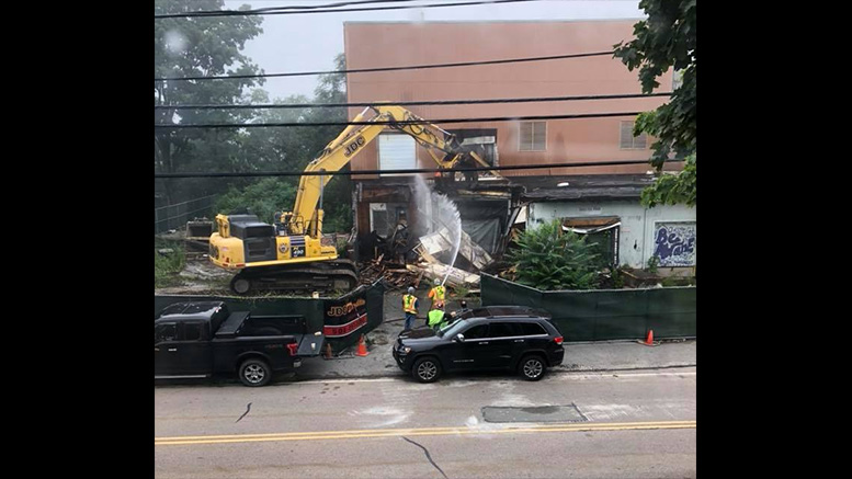 Hendries demolition begins August 13th. Photo courtesy Beth Murphy.