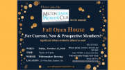 Milton Junior Woman's Club Open House