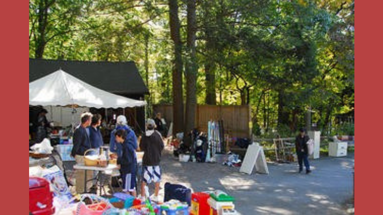 "Feather Your Nest" yard sale