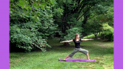 Garden Yoga at Wakefield Estate's Wellness Day